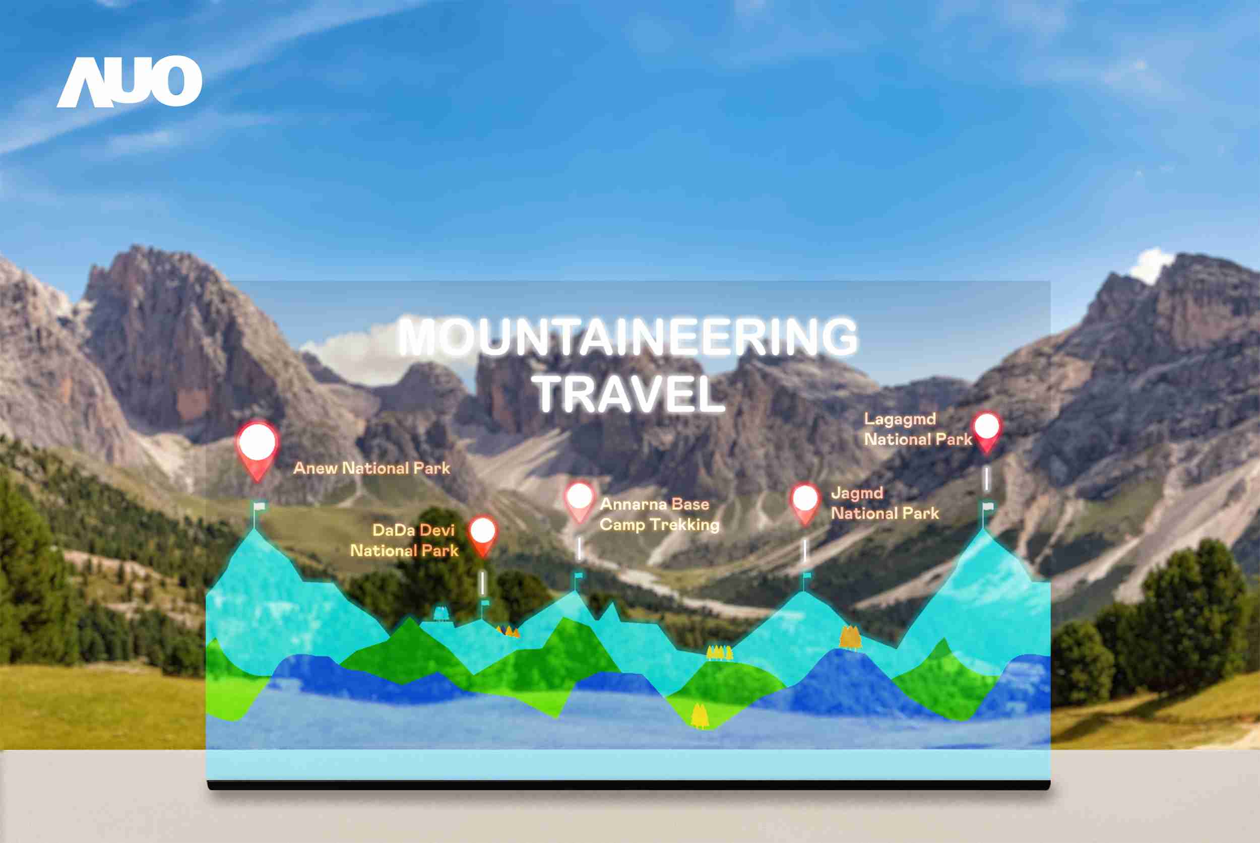 尊龙集团展示全球单片尺寸最大(*)42吋透明Micro LED显示器拼接而成的〝64吋透明Micro LED显示器〞，，，具备高透明度、、、、1,000 nits高亮度、、广色域、、采用三边无边框的无缝拼接等多重特色，，，呈现超高清、、、、细腻画质而不遮挡后方视觉，，，满足层峰需求，，，，可广泛运用于零售、、艺术展览或商业空间等场域